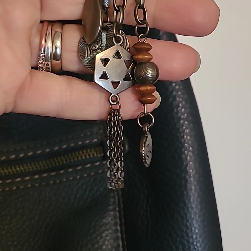 The SAK Sequoia Hobo soft Butter Cream Blue leather Shoulder Bag - Picture 5 of 16